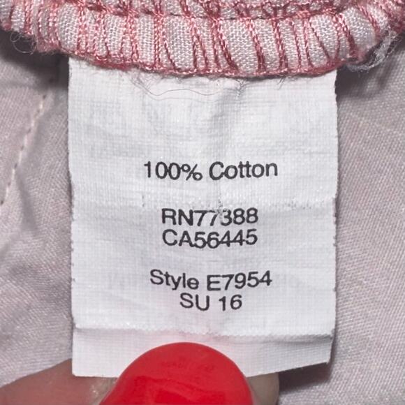 JCrew Factory Men’s Gramercy Red Cotton Chambray 8” Inseam Chino Shorts Size 30W - Picture 3 of 8